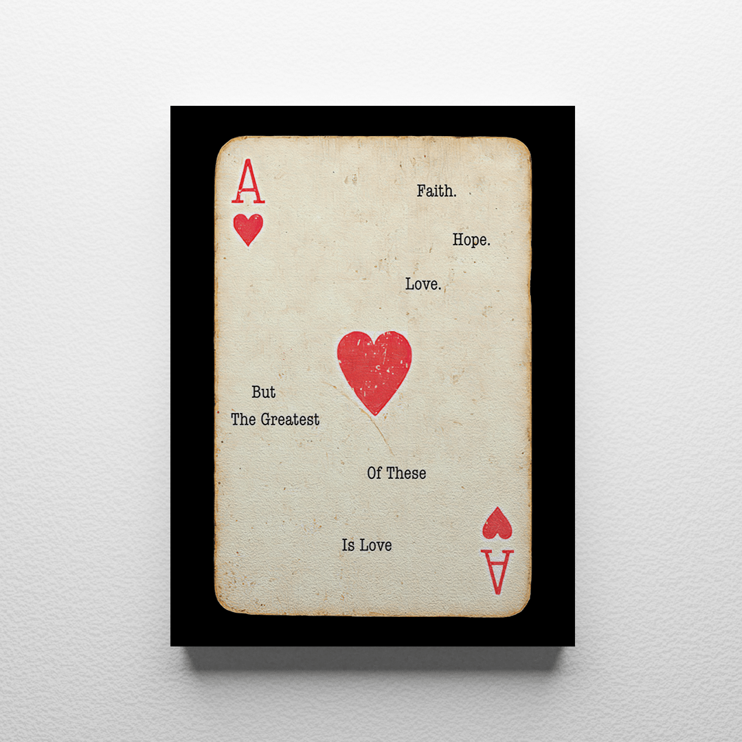 Ace of Hearts Canvas