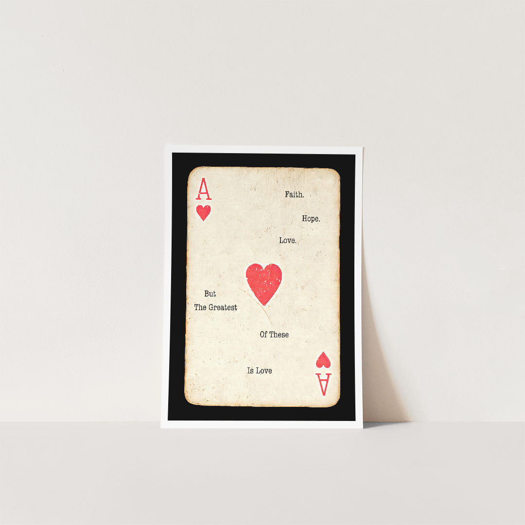 Ace of Hearts Print