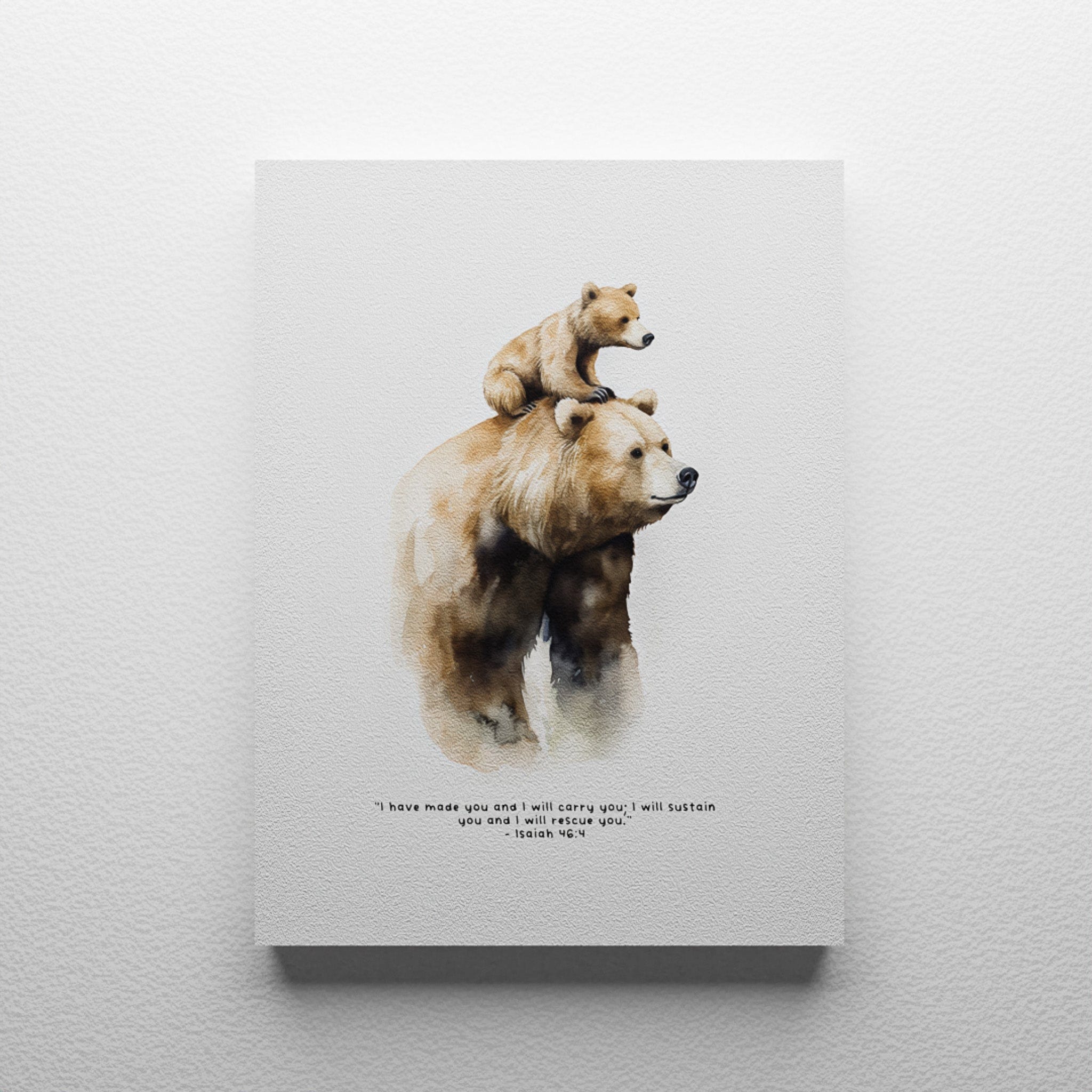 Momma Bear Canvas