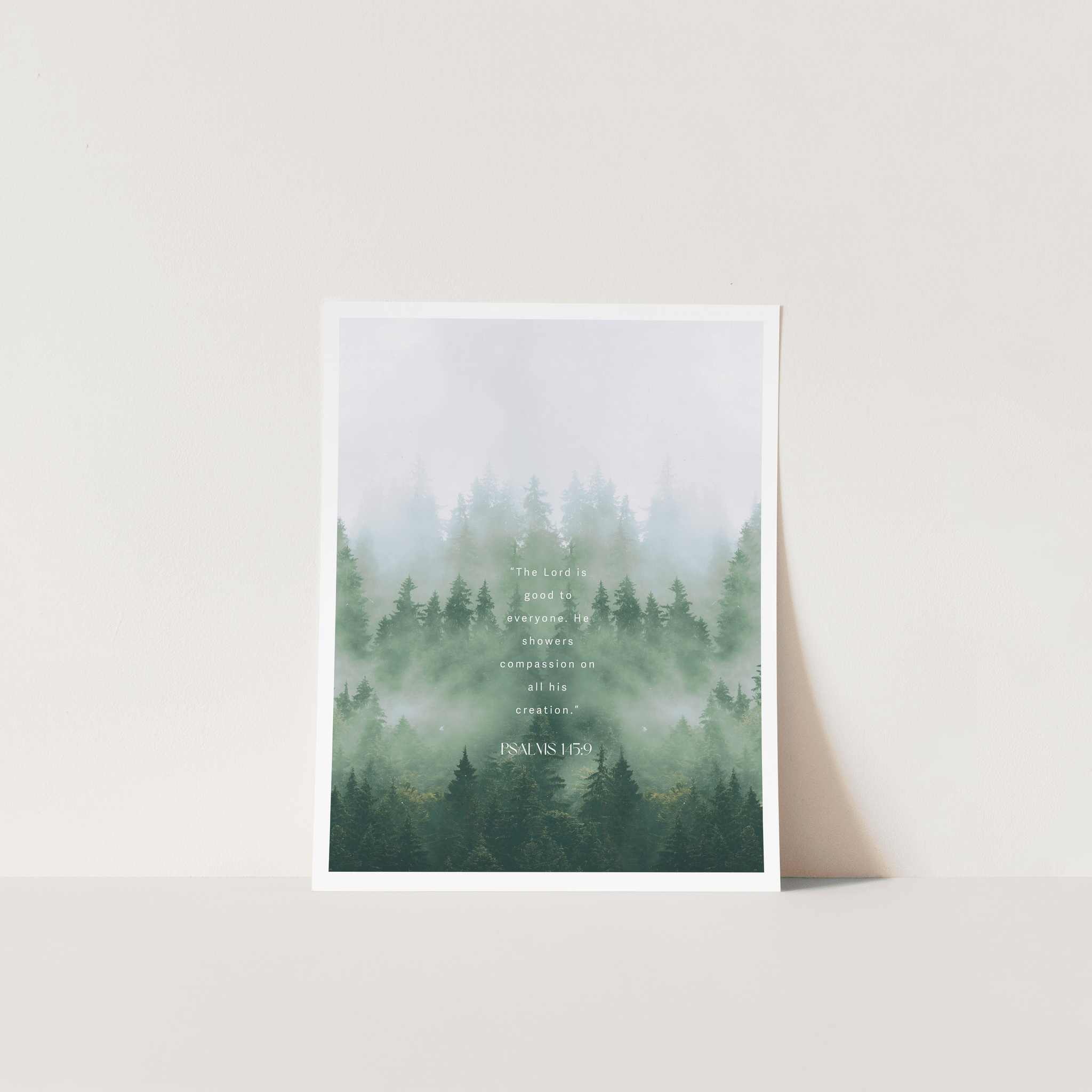 Psalms 145:9 Tree Print