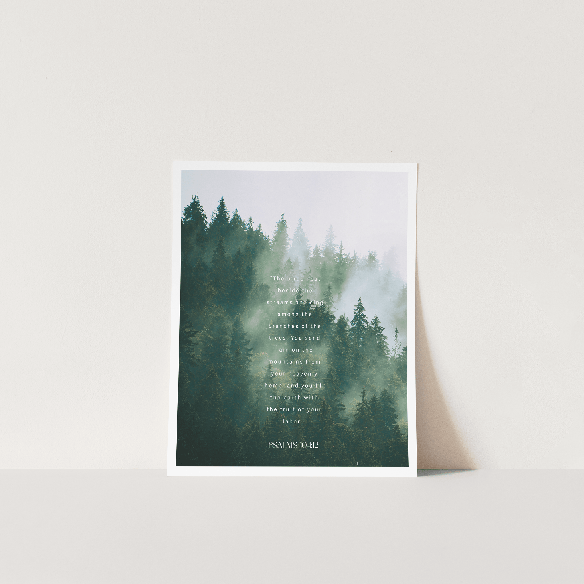 Psalms 104:12 Tree Print