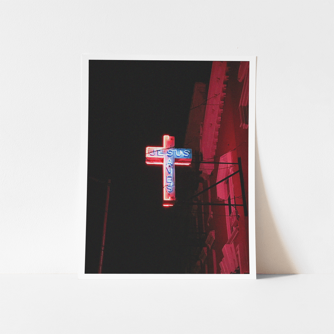 Jesus Saves Print