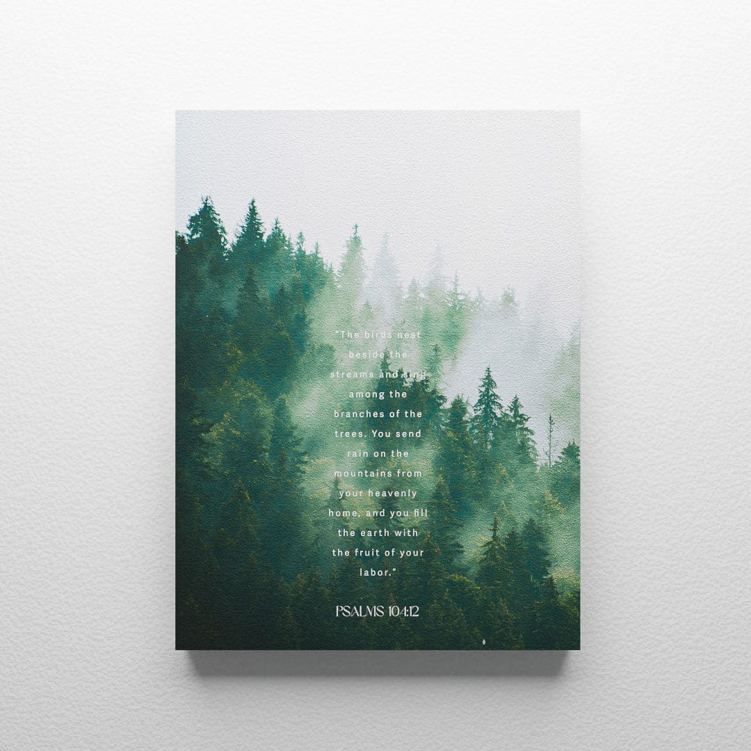 Psalms 104:12 Tree Canvas